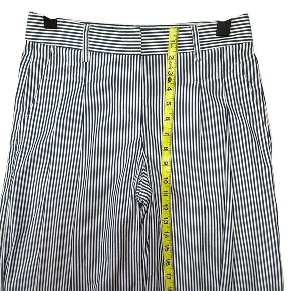 TWP Didi White and Navy Stripe Wide Leg Pants - Picture 10 of 12
